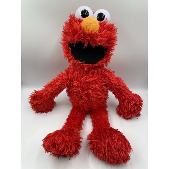 2014 Talk Sing Play All Day Elmo 22" Sesame Street Plush - Tested & Works! - Picture 1 of 8